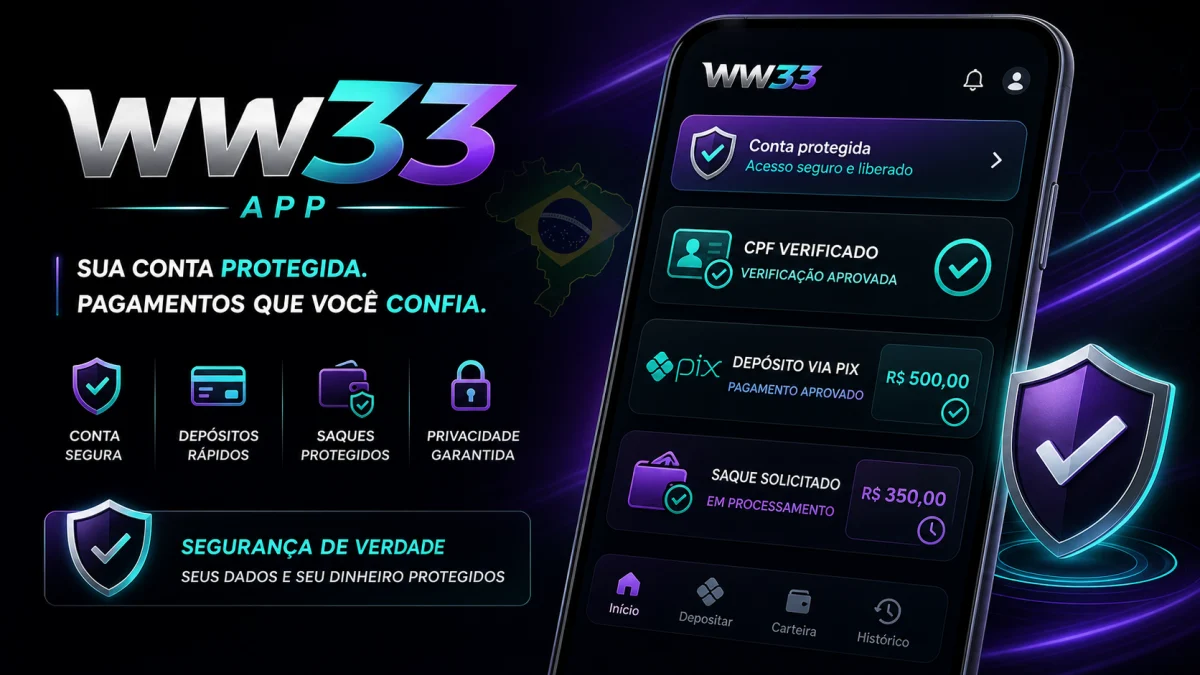 WW33 App - Cadastro CPF e Pix