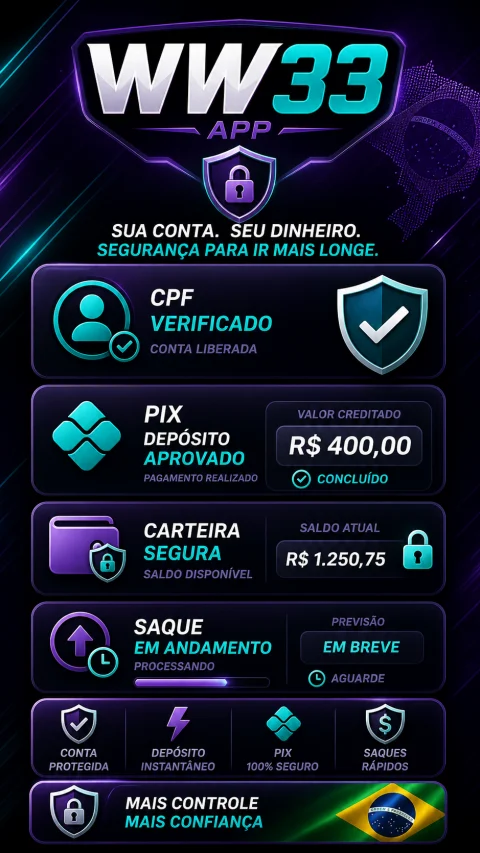 WW33 App APK - Pix e CPF